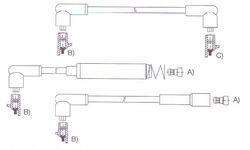 STARYEN CABLE BUJIA CORSA 1.4 GL BOSCH  /313040.0786  /CABLE CHEV CORSA 1.4GL BO
