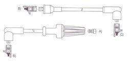 GENOUD CABLE BUJIA ROVER 820 2.0 TURBO 16V