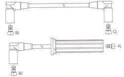 GENOUD CABLE BUJIA ISUZU RODEO 6C 96>