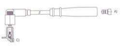 GENOUD CABLE BUJIA KIA SPORTAGE 94>