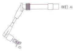 GENOUD CABLE BUJIA OPEL ASTRA-CORSA-VECTRA 1.2I-1.4I-1.6I 91>