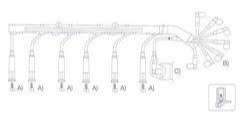 GENOUD CABLE BUJIA BMW 320 E30-320