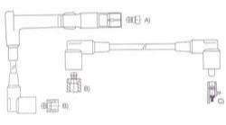 GENOUD CABLE BUJIA M-BENZ 4.0-4.2 1991A