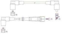 GENOUD CABLE BUJIA M-BENZ 420 SE 85/91