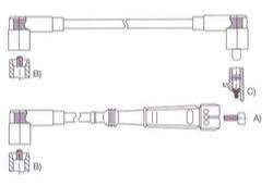 GENOUD CABLE BUJIA M-BENZ 450 4.5-5. 75/81
