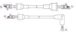 STARYEN CABLE BUJIA CHEV.P-UP C-10 SEVEL  
