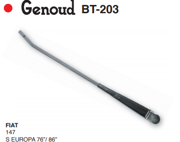 GENOUD BRAZO TRASERO FIAT 147 - S/EUROPA 76/86