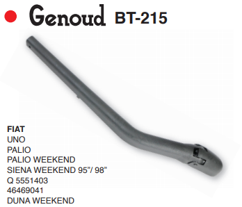 GENOUD BRAZO TRASERO FIAT UNO-PALIO-PALIO WEEK-SIENA WEEK 95/98 46469041 - DUNA WEEK - BRAVA - BRAVO - MAREA