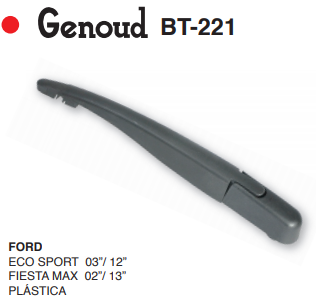 GENOUD BRAZO TRASERO FORD ECOSPORT 03/12 - FIESTA MAX 02/13 PLASTICA
