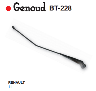 GENOUD BRAZO TRASERO REN 11