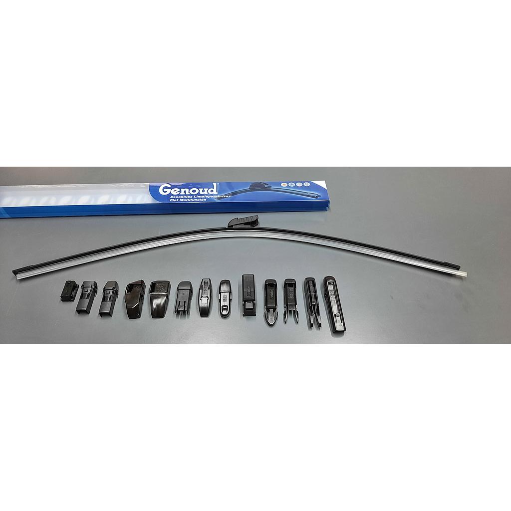 GENOUD ESCOBILLA FLAT MULTICONEXION 14 ADAPTADORES