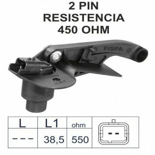 FISPA SENSORES RPM CITR BERLINGO - SAXO - XSARA  /PEUG 106 - 206 - 306 - PARTNER  /2 PIN RESISTENCIA 450 OHM = OSSCA 1920.5T