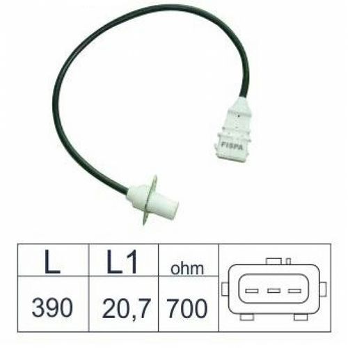 FISPA SENSORES RPM AUDI - SEAT - VW - FIAT FIORINO 97/04  /PALIO 96/04 - SIENA 99/00 - UNO 97/04 