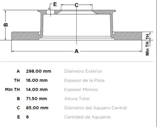 FREMAX DISCO FRENO SPRINTER 311/314 2006>  