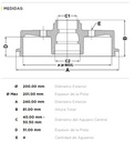 [1512.0334] FREMAX CAMPANA FRENO AUDI 80 90 COUPE FORD GALAXY VW PARATI QUANTUM SAVEIRO C/MAZA