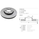 [1559.0334] FREMAX DISCO FRENO CRUZE 1.8 2011