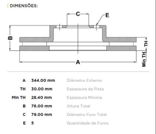 FREMAX DISCO FRENO LAND RANGE ROVER DV  