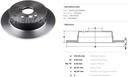 [2886.0334] FREMAX DISCO FRENO TOYOTA  RAV 4 2.4/CHERY
