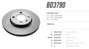 [3790.0334] FREMAX DISCO FRENO VW CADDY 1.6 MI -1.9D GOL GTI GOLF SAVEIRO 1.6- 1.8 PASSAT 2.0 POLO QUANTUM SEAT CORDOBA IBIZA INCA 1.6 -1.9 -2.0