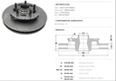 [3968.0334] FREMAX DISCO FRENO CHEVROLET BLAZER / CHEV S10 95/97DV