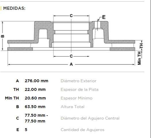 FREMAX DISCO FRENO EXPLORER / RANGER  
