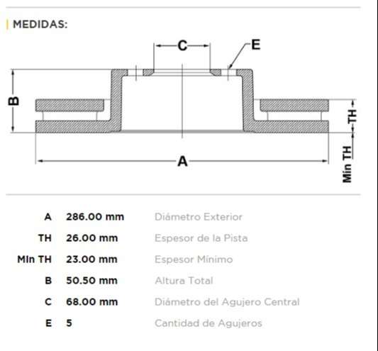 FREMAX DISCO FRENO VOLVO S60 98> DV  