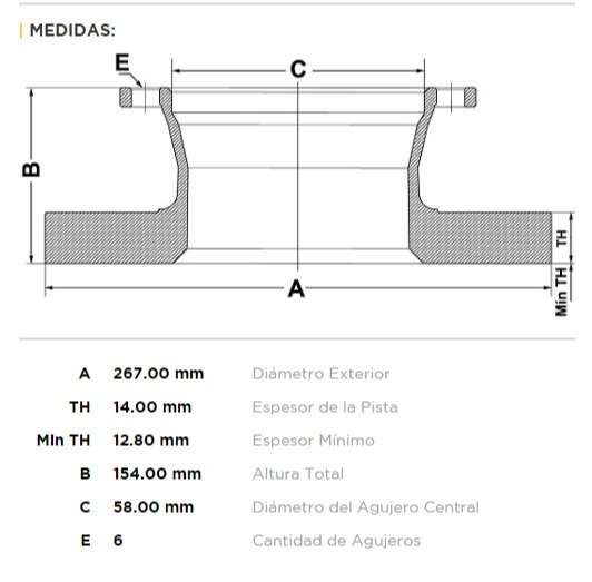 FREMAX DISCO FRENO IVECO DAILY 90/99 DS  