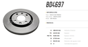 [4697.0334] FREMAX DISCO FRENO CITROEN BX 1.9 XANTIA 1.6 - 1.8 - 2.0 XSARA COUPE 2.0 BERLINGO PEUGEOT 305 306 405 1.9 PARTNER