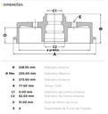 [4742.0334] FREMAX CAMPANA FRENO P 207/C3/DS3 CON RODAMIENTO Y ABS