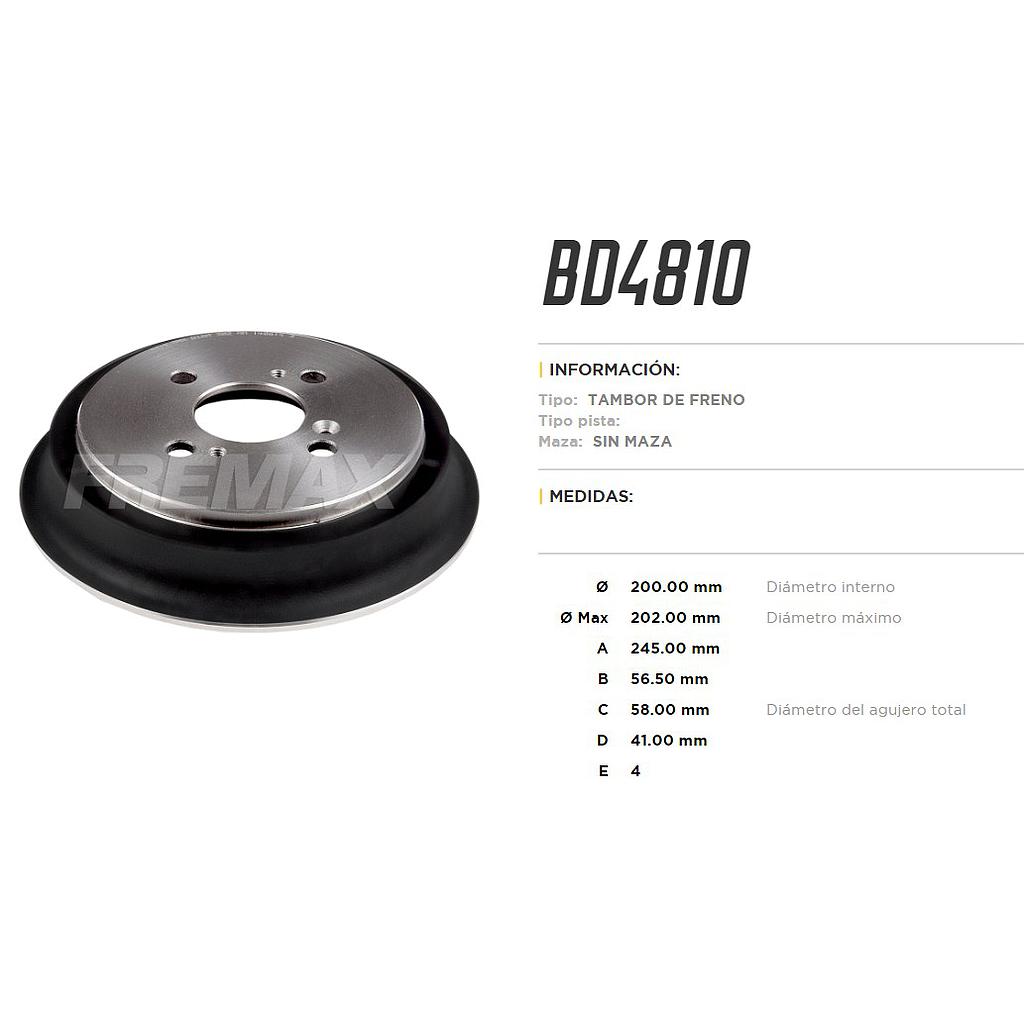 FREMAX CAMPANA FRENO SUZUKI BALENO  