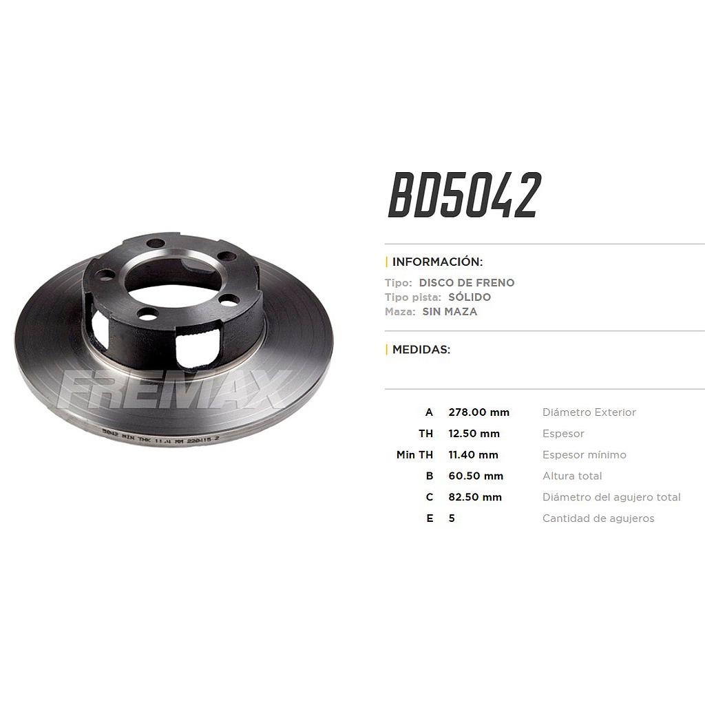 FREMAX DISCO FRENO FALCON DS  