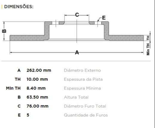 FREMAX DISCO FRENO REN 25 TS  