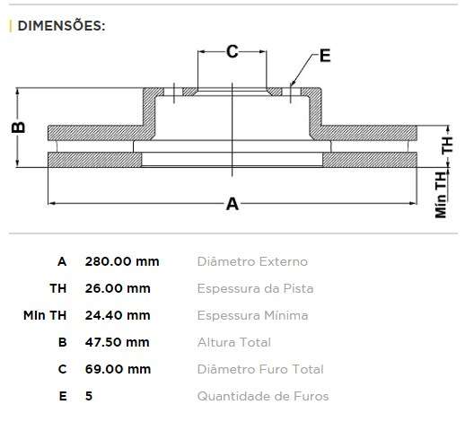 FREMAX DISCO FRENO HYUNDAI COUPE /SONATA  