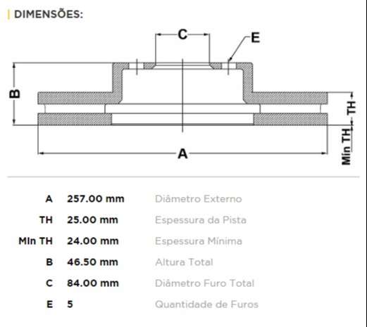 FREMAX DISCO FRENO HILUX DV  