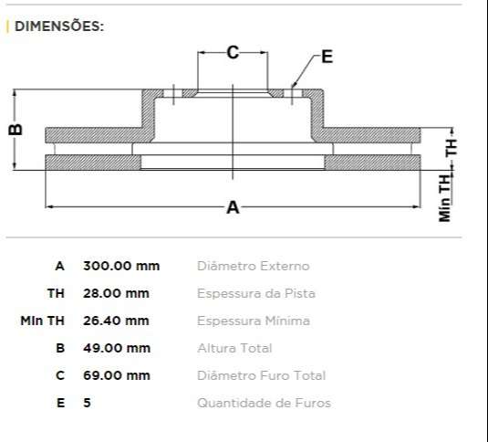 FREMAX DISCO FRENO HYUNDAI SANTA FE / KIA SORENTO  