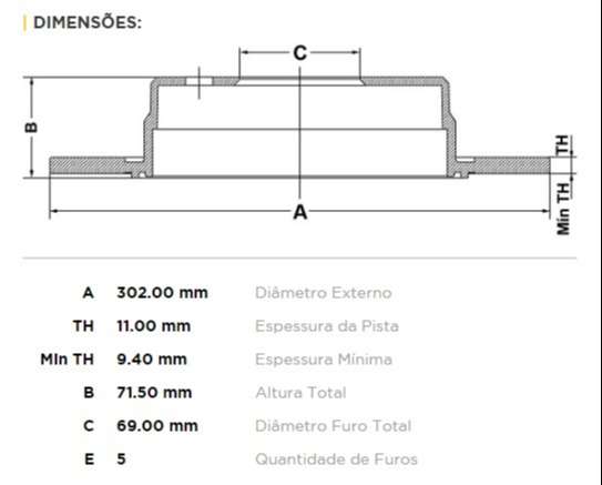 FREMAX DISCO FRENO HYUNDAI SANTA FE / KIA SORENTO