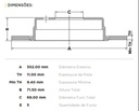 [5185.0334] FREMAX DISCO FRENO HYUNDAI SANTA FE / KIA SORENTO