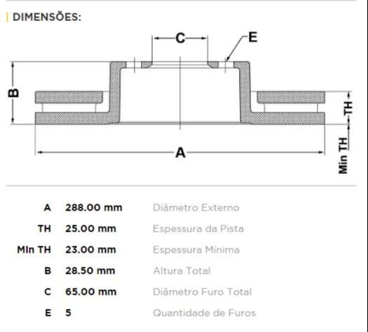 FREMAX DISCO FRENO GOLF / PASAT 95>DV  