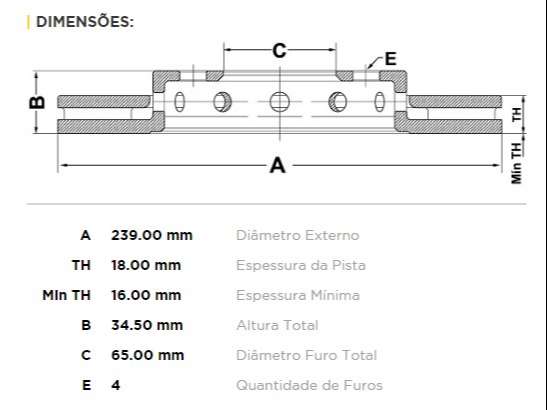 FREMAX DISCO FRENO POLO CLASSIC SEAT DV