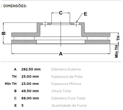 FREMAX DISCO FRENO PASSAT 96> DV  