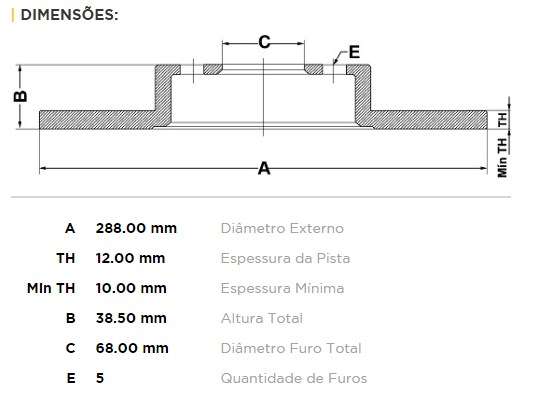 FREMAX DISCO FRENO AUDI A4 04> TS  
