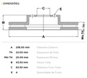 [5344.0334] FREMAX DISCO FRENO FOCUS / ECOSPORT 1.6 2.0 16V DV