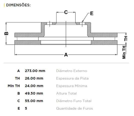 FREMAX DISCO FRENO COROLLA 1.8I 2007>DV-S 16V