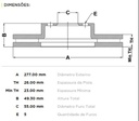 [5443.0334] FREMAX DISCO FRENO COROLLA 1.8 2015