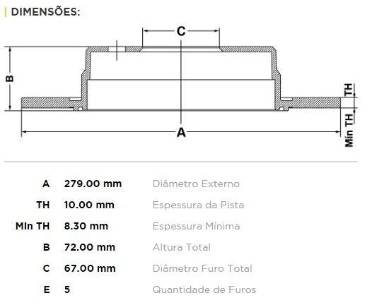 FREMAX DISCO FRENO M-BENZ 200/220/300ETCDV  