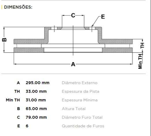 FREMAX DISCO FRENO CHEVROLET SUBURBAN S/M DV