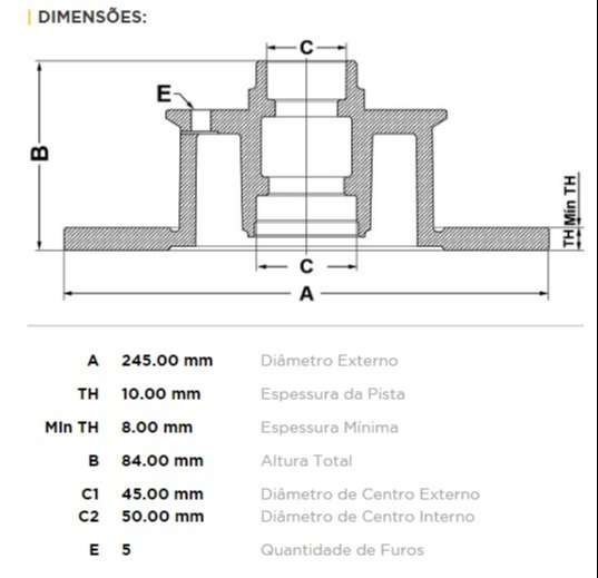 FREMAX DISCO FRENO AUDI A4 TODOS 94<TS  