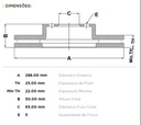 [5615.0334] FREMAX DISCO FRENO AUDI A3 04> DV VW VENTO 2.5