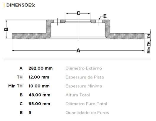 FREMAX DISCO FRENO AUDI A3 SPORT 04>TS  