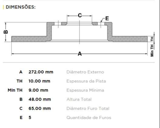 FREMAX DISCO FRENO VENTO/ AUDI / NEW BEETLE